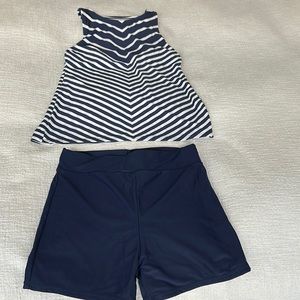 Swim tankini and boy shorts
